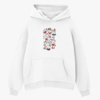 Толстовка худи оверсайз