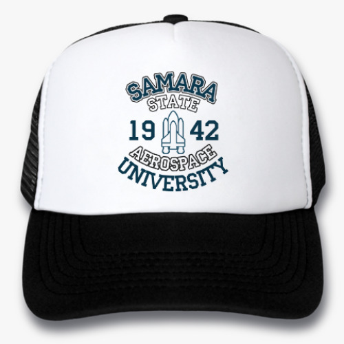 Кепка-тракер с принтом СГАУ - Самарский Государственный Аэрокосмический