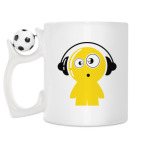 Кружка с футбольным мячиком