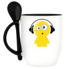 Кружка с ложкой