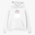 Толстовка худи оверсайз