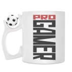 Кружка с футбольным мячиком