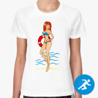 Женская спортивная футболка