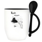 Кружка с ложкой