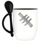 Кружка с ложкой