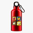 Металлическая бутылка 400 мл UV-DTF