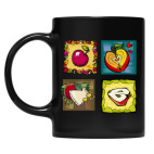 Кружка цветная UV-DTF