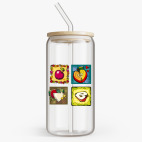 Банка с бамбуковой крышкой