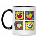 Кружка двухцветная