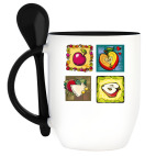 Кружка с ложкой