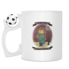 Кружка с футбольным мячиком