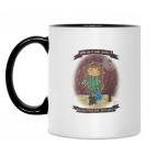 Кружка двухцветная