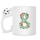 Кружка с футбольным мячиком