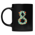 Кружка цветная UV-DTF