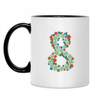 Кружка двухцветная