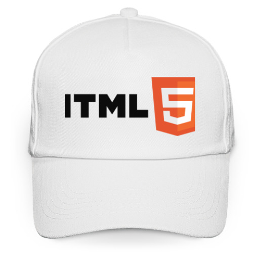 Кепка бейсболка с принтом HTML5