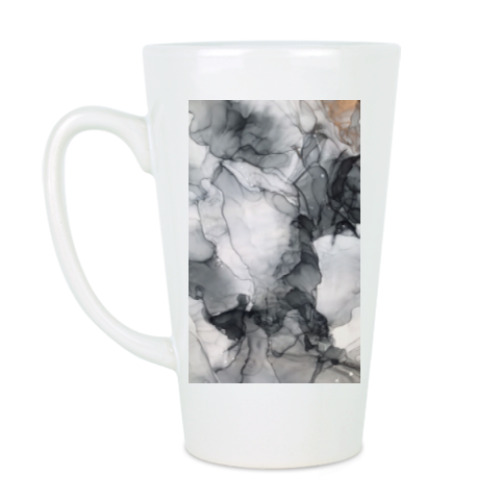 Чашка Латте с принтом Краски