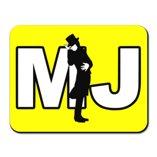 Коврик для мыши с принтом 'Letters&Man'