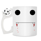 Кружка с футбольным мячиком