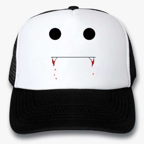 Кепка-тракер с принтом Вампир