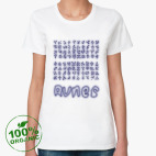 Женская футболка органик