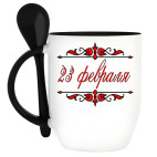 Кружка с ложкой