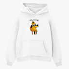 Толстовка худи оверсайз