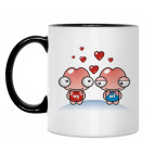 Кружка двухцветная