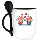 Кружка с ложкой