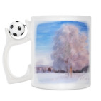 Кружка с футбольным мячиком