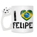 Кружка с футбольным мячиком