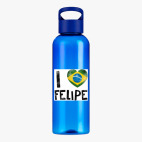 Прозрачная спортивная бутылка