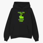 Толстовка худи оверсайз