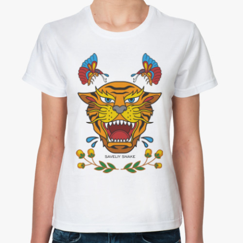Классическая футболка Королевский тигр / Royal tiger
