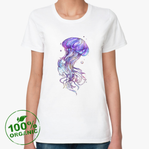 Женская футболка из органик-хлопка Медуза