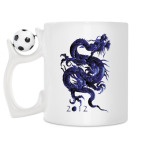 Кружка с футбольным мячиком