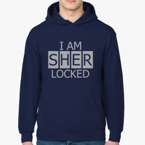 Толстовка худи с принтом ШЕРЛОК ХОЛМС