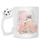 Кружка с футбольным мячиком