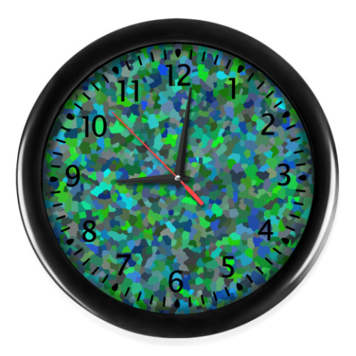 Настенные часы с принтом Пятнышки