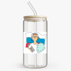 Банка с бамбуковой крышкой