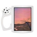 Кружка с футбольным мячиком