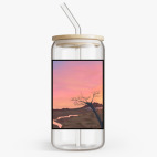 Банка с бамбуковой крышкой