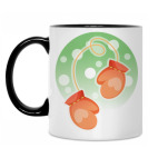 Кружка двухцветная