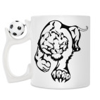 Кружка с футбольным мячиком