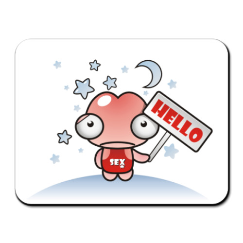 Коврик для мыши  HELLO