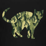 Кот цвета хаки (military cat) на 23 февраля