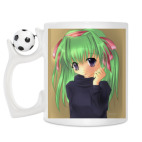 Кружка с футбольным мячиком