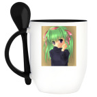 Кружка с ложкой