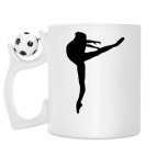 Кружка с футбольным мячиком