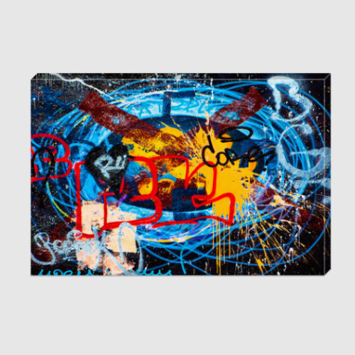 Холст с принтом Graffiti boom